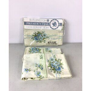 Vintage Burlington Presidential Floral Sheets NEW